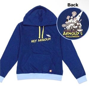💙Nickelodeon Hey Arnold! “Arnold’s Halloween” Hoodie XL Nick Box Exclusive NWT